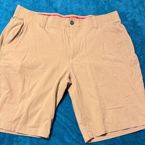 Under Armour Men's Khaki Flat Front Shorts